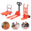 Miniature Hand Trolley Set With Forklift And Platform Cart 4