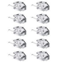 10Pcs Hat Rack Holder for Wall Door Closet Convenient Hat-Clear