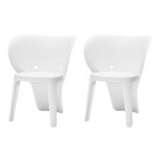 SoBuy 2 krzesła dziecięce plastikowe słoń 48x41x55cm