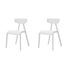 SoBuy 2 x Plastikowe krzesło dziecięce 36x40x58cm