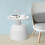 SoBuy Sofá Mesa Lateral com Rodas e Suporte Telefone 2