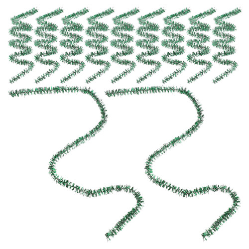 200Pcs Diy Glitter Christmas Sticks Green