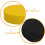 Raindrops Assorted Color Pu Foam Pucks Realistic Design Home Use 10pcs 8