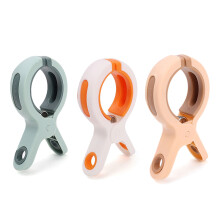 3 Pcs Plastic Thickened Clothespin Clips Clothes-Mix  color