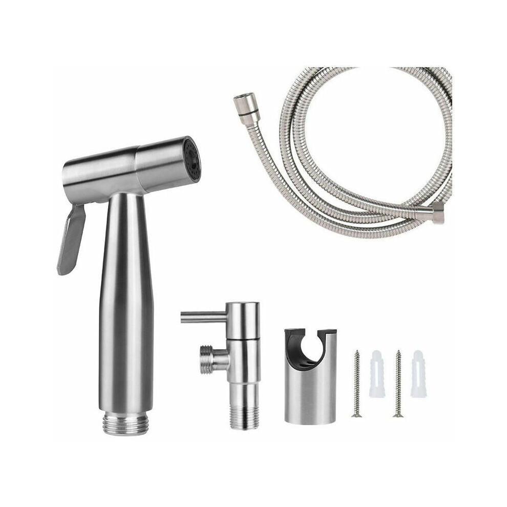 Space-Saving Bidet Sprayer Hose For Bathtub Shower Extension, High Pressure Resistance Stainless Steel Spray Hose With Universal Connection Enhances Y 9061222265968