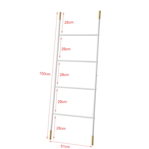 SoBuy Scaffale Portasciugamani in Metallo e Bambù 2
