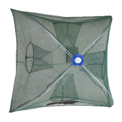 Foldable Crab Net Trap With Four Entrance Umbrella Design 1