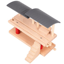 Double-Deck Train Platform Toy DIY Railway Track Accessory