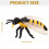 1Pc Bee Figurine Realistic Plastic Animal Model Educational Toy 3
