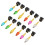 24 Whisker Clips Glocken Bart Anhänger Haarschmuck 1