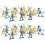 100Pcs Pirate Soldier Mini Models For Sand Table 6