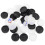 1 Set Kunststoff Spielsteine Für Backgammon Ersatz 3