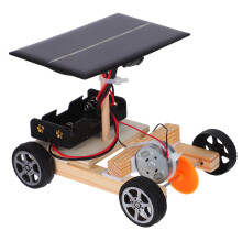 1St Solarelektrisches Auto Holz Solarauto STEM Aufbau-Set