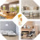 Κομψές κάλτσες για πόδια επίπλων, καλύμματα καρέκλας με μείωση θορύβου για 5