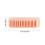 Support de rangement mural pour brosses en Silicone,-rose rouge 4