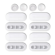 Universal Toilet Support Plugs Stabilizers, Easy to-White