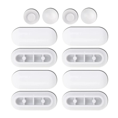 Universal Toilet Support Plugs Stabilizers, Easy to-White