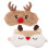 2 Stk. Niedliche Weihnachts- Plüsch Schlafmaske 1