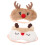 2 Stk. Niedliche Weihnachts- Plüsch Schlafmaske 6