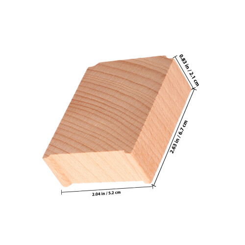 6 Unidades Soportes Para De Vía Férrea Madera Riel 1