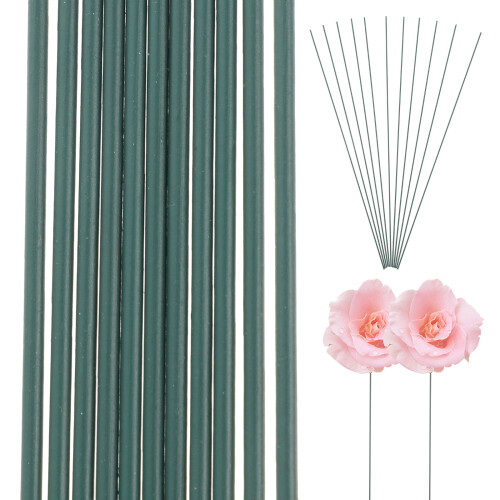 11 Unidades Flores Artificiales Plástico Con 2