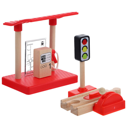 1 Set Simulations Mit Hebebühne Straßenabsperre Spielzeug