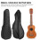 2 Unidades Funda Impermeable Para Ukelele Bolsa Oxford 10