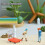 Trolley Kleiner Gabelstapler Sandtisch Zubehör 9
