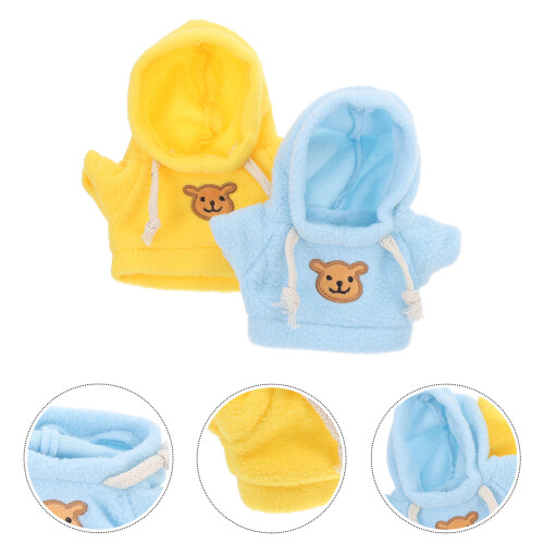 2 Unidades Ropa De Peluche Para , Sudaderas Con Capucha 2