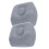 2 Unidades Almohada Hinchable Para Pies PVC Flocado 1