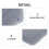 2 Unidades Almohada Hinchable Para Pies PVC Flocado 9
