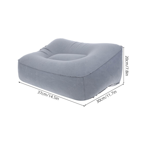 2 Unidades Almohada Hinchable Para Pies PVC Flocado 2