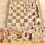 32Pcs Piezas De Internacionales De Madera Para Tablero 8