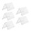 5Stk. Acryl Display Karten Transparent Doppelseitig Sitzplatzanzeige 8