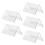 5Stk. Acryl Display Karten Transparent Doppelseitig Sitzplatzanzeige 11