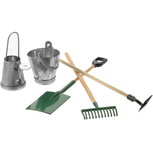 1 Set Gartengeräte Für Puppenhaus Mikro Landschaft 1