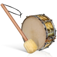 Wood Plush Baqueta Antideslizante Para Bombo Accesorio Banda