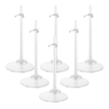 12 Unidades Soporte Sujeción Para Exhibidor Ajustable Plástico