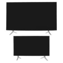 2 Unidades Televisión Miniatura Para Casa De Muñecas Con Soporte