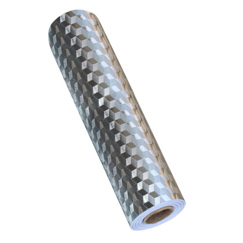 1 Pegatina Aluminio Antigrasa Para Cocina (Plata) 1