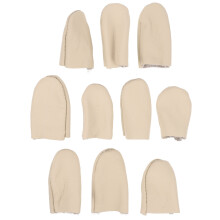 10 Unidades Protector De Dedo De Cuero Pu Para Artesanías Diy