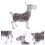 1 3D De Animal Gris 3