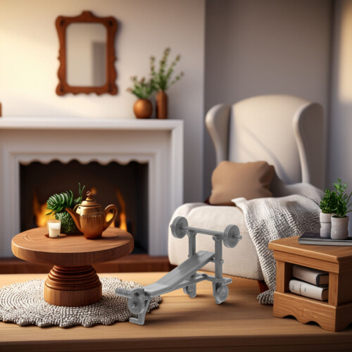 Miniatura De Gimnasio Para Casa De Muñecas, DIY 2