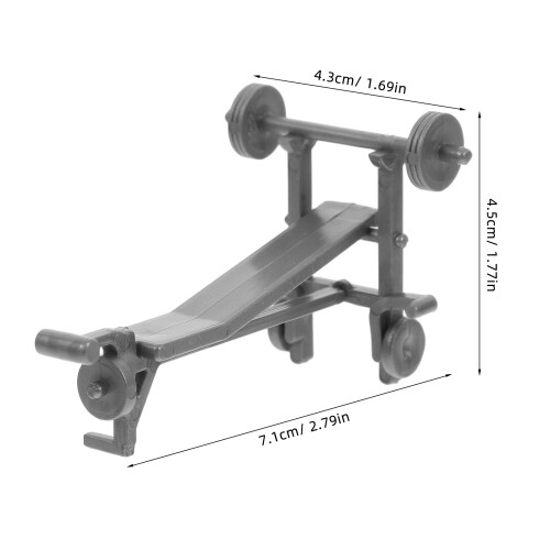 Miniatura De Gimnasio Para Casa De Muñecas, DIY 1