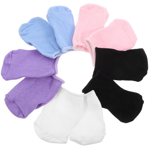 5 Pares De Calcetines Cortos Para Muñecas De 18 Pulgadas 1