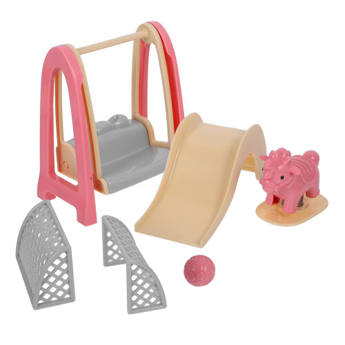 Accesorio Para Casa De Muñecas Con , Tobogán Y 1