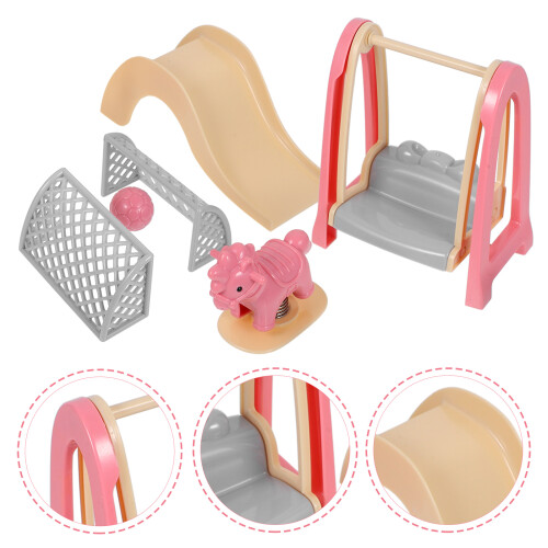 Accesorio Para Casa De Muñecas Con , Tobogán Y 2