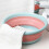 1 Para Pies Bañera Multifuncional (Rosa) 8