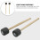2 Unidades Baquetas Para De Madera, Accesorios Percusión 7