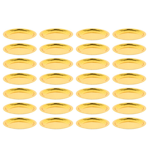 30 Unidades Platos Descartables Multiusos Para Postres